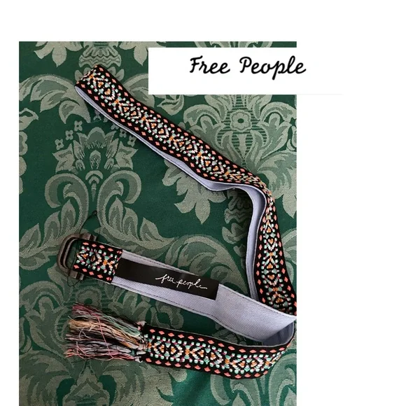 New without tags Free People
Caravan Textile Wrap Belt One size 
Fringe ends - Picture 9 of 9